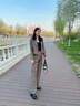沐依琳時(shí)尚休閑褲女裝套裝2025秋季季新款氣質(zhì)顯瘦減齡西服褲兩件套 咖色上衣+褲子[兩件套] M 【建議80-100】 曬單實(shí)拍圖