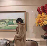 雅格羅伊女士貂皮大衣真貂皮 海寧中長(cháng)款2023新款水貂皮草外套女整貂時(shí)尚 帕斯條色 L 曬單實(shí)拍圖