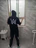 紀覓嘉豪同款衛衣 艾倫沃克alanwalker同款 DJ潮小眾秋冬新款連帽 【秋冬】艾倫沃克連帽黑衛衣 加絨 L 【建議95-115斤】 曬單實(shí)拍圖