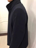 BESNOS意大利品牌水貂內(nèi)膽皮毛一體短款立領(lǐng)尼克服皮草大衣外套 黑色 大塊貂拼貂 M 曬單實(shí)拍圖