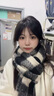 溥畔圍巾女冬季韓系格子加厚保暖學(xué)生披肩情侶復古圍脖男潮流送女朋友 加厚黑色【男女同款】 曬單實(shí)拍圖