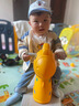 G.DUCKKIDS男童春秋季套裝2024新款嬰兒童裝寶寶休閑秋裝三件套男孩秋天衣服 X星星三件套藍色 100cm 曬單實(shí)拍圖