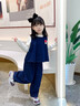 咭卡咭為女童秋季套裝2025新款洋氣兒童衣服春牛仔蝴蝶結小女孩運動(dòng)三件套 圖片色 110 cm 曬單實(shí)拍圖