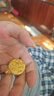 中國黃金（CHINA GOLD）龍牌黃金項鏈男足金九龍護主吊墜生日七夕情人節禮物送男友老公 足金龍牌吊墜約6.7g*配黑繩*多退少補 曬單實(shí)拍圖