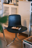 野作中古PK9不銹鋼油蠟皮餐椅會(huì )議椅vintage設計師現代簡(jiǎn)約包豪斯 黑色啞光面皮/現貨 曬單實(shí)拍圖