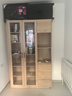 全友家居北歐風(fēng)帶門(mén)書(shū)柜客廳手辦展示柜陽(yáng)臺落地靠墻儲物置物玻璃柜子 曬單實(shí)拍圖