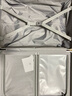 90分PC旅行箱輕質(zhì)鋁框行李箱24英寸防刮商旅兩用拉桿箱登機箱太空銀 曬單實(shí)拍圖
