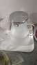 青蘋(píng)果冷水壺涼水壺硼硅耐熱玻璃冷熱水壺嘟嘟壺1.8L大容量家用飯店通用 曬單實(shí)拍圖