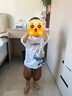 安踏兒童T恤男小童裝2026年夏季潮流舒適騎行短袖奧特曼聯(lián)名短T 【店長(cháng)推薦】純凈白-1 110 曬單實(shí)拍圖