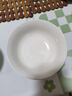 潔雅杰陶瓷碗中式白瓷小碗家用4.5英寸米飯碗喝湯碗面碗套裝10只裝 曬單實(shí)拍圖