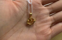 周六福（ZLF）  黃金吊墜女款足金星球掛墜首飾漫游星際 計價(jià) 1.45g 曬單實(shí)拍圖