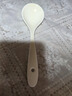 onlycook 家用陶瓷湯勺喝湯小勺子簡(jiǎn)約純色湯匙長(cháng)柄粥勺瓷勺餐具 奶白1只 曬單實(shí)拍圖
