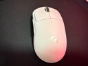 羅技（G）gpw二代鼠標無(wú)線(xiàn)/gpw2金剛電競游戲鼠標狗屁王二代人體工學(xué)輕量化機械充電雙模鼠標禮物送男友 GPW二代金剛版白+無(wú)線(xiàn)充電底座 曬單實(shí)拍圖