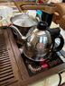 金灶（KAMJOVE）雞翅木實(shí)木茶具套裝燒水壺茶具茶盤(pán)套裝茶臺燒水壺一體式 K-185 搭配K9茶爐 曬單實(shí)拍圖