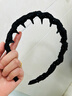 加恩倍小香風(fēng)網(wǎng)紗發(fā)箍洋氣少女防滑帶齒高顱頂百搭壓發(fā)圈發(fā)卡頭箍發(fā)飾女 小香風(fēng)發(fā)箍黑色1個(gè) 曬單實(shí)拍圖
