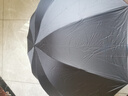 天堂傘三折傘太陽(yáng)傘遮陽(yáng)傘晴雨兩用傘防曬傘防紫外線(xiàn)傘 曜石黑-十骨黑膠-直徑107cm 曬單實(shí)拍圖