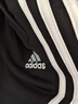 阿迪達斯 （adidas）運動(dòng)褲男秋季防風(fēng)休閑衛褲健身跑步運動(dòng)褲 黑白收腿褲 2XL 曬單實(shí)拍圖