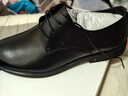 百麗男鞋商務(wù)正裝皮鞋休閑增高軟底真皮鞋10503AM0 黑色-經(jīng)典版 43 曬單實(shí)拍圖