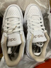 adidas ENTRAP美式校園風(fēng)低幫運(yùn)動(dòng)板鞋少年感復(fù)古籃球鞋阿迪達(dá)斯 白/金色   36.5 曬單實(shí)拍圖