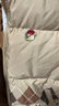 MQD童裝男大童冬季立領(lǐng)羽絨服 卡其 130 曬單實(shí)拍圖