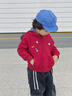 LUSON小O爸男嬰童秋季外套連帽紅色2025新款男童衛衣嬰兒開(kāi)衫秋裝 曬單實(shí)拍圖
