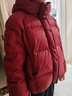 迪士尼（Disney）女童羽絨服冬裝新款加厚保暖三防外套中大童鴨絨滑雪服 紅色 160 cm 曬單實(shí)拍圖