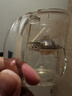 明尊（LIGHTKING）玻璃茶杯 帶過(guò)濾內膽辦公泡茶杯三件杯品茗杯玻璃茶具茶水分離杯 S-011B【360ml】 曬單實(shí)拍圖