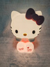 歡熺心經(jīng)典hellokitty觸摸小夜燈遙控嬰兒喂奶硅膠拍拍燈氛圍燈節日禮物 凱蒂貓 遙控 拍拍燈 0.5w 曬單實(shí)拍圖