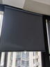 自動(dòng)上升免打孔粘貼式全遮光衛生間書(shū)房廚房陽(yáng)臺遮陽(yáng)窗簾卷簾伸縮 升級款/掛鉤粘貼式(煙灰色)隨拉 總寬度90(布寬88)x高200cm免打孔 曬單實(shí)拍圖