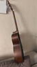 雅馬哈（YAMAHA）FS400CSMB 原聲款云杉木初學(xué)者入門(mén)民謠缺角吉他40英寸煙熏黑啞光 曬單實(shí)拍圖