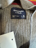 ABERCROMBIE & FITCH【反季優(yōu)惠】男裝女裝情侶裝24秋冬款學(xué)院風(fēng)針織外套KI120-4165 灰色 S (175/92A) 曬單實(shí)拍圖
