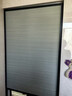 上下推拉折疊門(mén)衣柜伸縮隔斷門(mén)防水防潮櫥柜門(mén)鞋柜門(mén)陽(yáng)臺臥室廚房 【無(wú)地軌/上下拉】白色全遮光 曬單實(shí)拍圖