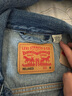 Levi's李維斯25年秋冬新款男士美式復古水洗做舊休閑牛仔夾克外套 淺藍 M 曬單實(shí)拍圖