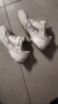 Skechers斯凱奇男女童運動(dòng)鞋老爹鞋復古潮款兒童鞋舒適黑白熊貓鞋8701646L 奶奶野莓 34 曬單實(shí)拍圖