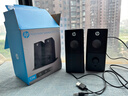 惠普電腦音響筆記本臺式電腦通用發(fā)光RGB燈效有線(xiàn)桌面對箱家用重低音炮迷你小音響高音質(zhì)多媒體音響 黑色【雙喇叭+360°立體聲+全頻降噪】 曬單實(shí)拍圖