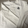 Olrain歐芮兒寬松百搭長(zhǎng)袖T恤秋季女裝熊貓刺繡上衣趣味衣服 米白色 L 曬單實(shí)拍圖