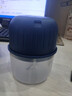 絞肉機小型打蒜器家用絞蒜切蒜器多功能輔食料理機電動(dòng)蒜泥神器蒜蓉機自動(dòng)切菜機壓蒜器 藍色-升級大電機 0.26L 曬單實(shí)拍圖