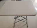 凱帝圣飛升降折疊桌電腦桌書(shū)桌學(xué)習桌寫(xiě)字桌戶(hù)外可移動(dòng)床上床邊桌便攜茶幾 白色白腿 64*45 [4檔 35/48/59/69cm] 曬單實(shí)拍圖