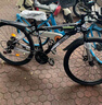 EG7山地自行車(chē)成人學(xué)生變速越野單車(chē)雙減震賽車(chē)26寸青少年男女 輻條【加厚防滑輪-更安全】黑白 26寸21速【適合：160-180CM】 曬單實(shí)拍圖