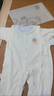 DUTRIEUX嬰兒衣服新生兒用品0-6個(gè)3月春秋季衣a類(lèi)純棉爬爬服連體衣幼寶寶 淺藍全棉2件裝 【四季款】 73cm 曬單實(shí)拍圖