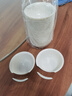星坊一次性碗 飯碗野餐碗食品級湯碗餐具300ml 50只 曬單實(shí)拍圖