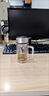 天喜（TIANXI）玻璃杯加厚泡茶杯水杯大容量送禮茶水分離杯本色380ml禮物 曬單實(shí)拍圖