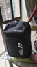 新款羽毛球包男女款運動(dòng)雙肩背包學(xué)生書(shū)包時(shí)尚設計4支裝獨立拍倉 F1408黑色【送鞋袋】防水耐磨 曬單實(shí)拍圖