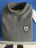 多妙屋男童打底衫兒童秋冬長(cháng)袖加絨厚t恤大童保暖上衣 16026深灰 150  曬單實(shí)拍圖