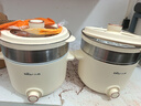 小熊（Bear）電煮鍋 宿舍小電鍋 電蒸鍋 學(xué)生泡面家用電熱鍋 蒸煮一體多功能鍋0涂層不銹鋼 DRG-E25P6 配蒸籠 曬單實(shí)拍圖