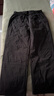雪中飛羽絨褲女士秋冬保暖加厚時(shí)尚潮流休閑闊腿直筒長(cháng)褲 黑色 185/3XL  曬單實(shí)拍圖