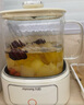 九陽(yáng)（Joyoung）凈萃養生壺迷你家用全玻璃煮茶器 輕音燉煮 1L辦公室0金屬0膠水恒溫燒水壺 WY103 曬單實(shí)拍圖