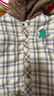 巴拉巴拉兒童外套男童衣服秋冬寶寶棉服立體連帽可愛(ài)時(shí)尚洋氣萌趣 白咖色調00415 100 曬單實(shí)拍圖