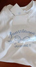 范思藍恩美式復古甜美蝴蝶結印花短袖T恤2024夏新款百搭上衣12976 白色 L 曬單實(shí)拍圖
