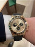 勞力士王子迪通拿系列男士手表瑞士正品全自動(dòng)機械表熊貓迪潛水表進(jìn)口男表 膠帶 間金金面 曬單實(shí)拍圖